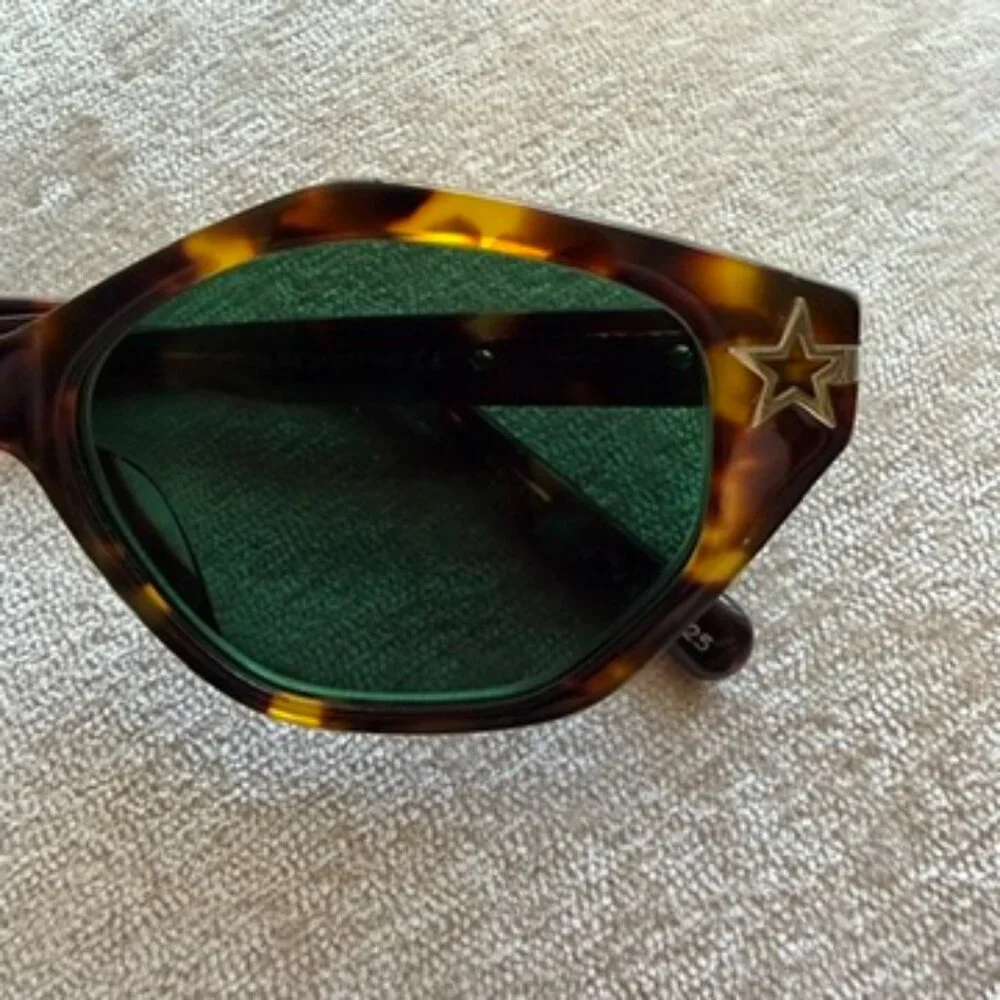 Zenni Tortoise Cat Eye Glasses with Star Detail - Picture 3 of 9